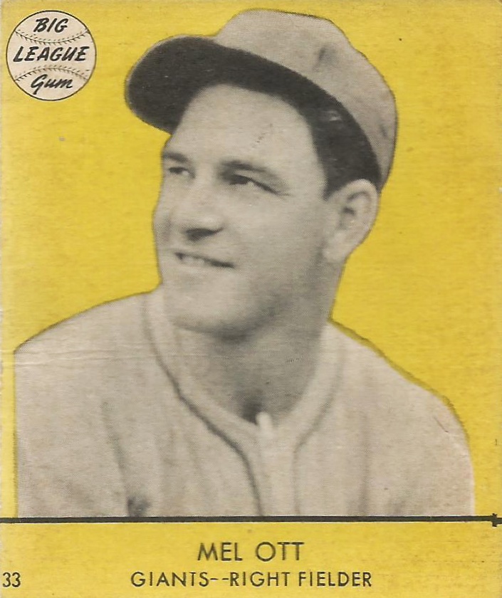Top 10 Mel Ott Baseball Cards, Vintage, Rookies