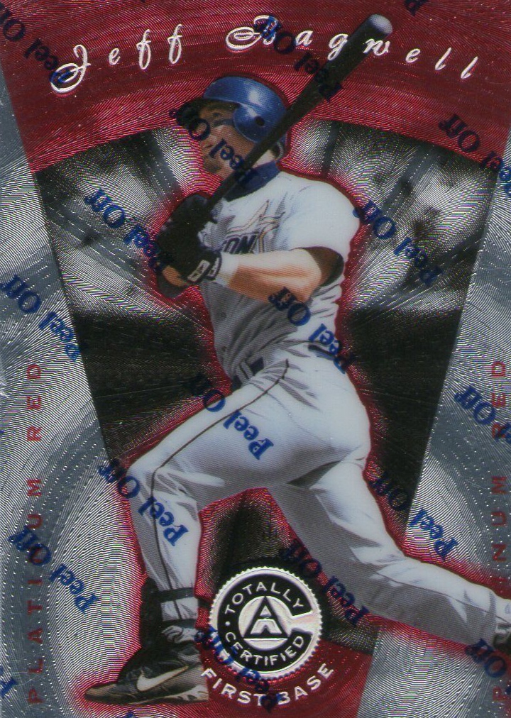 Top Jeff Bagwell Baseball Cards, Rookies, Autographs, Inserts, Prospects