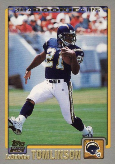 Top LaDainian Tomlinson Rookie Cards Autographs Ranked Valuable
