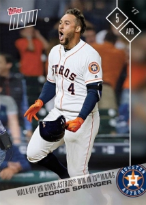 2017 Topps Now Baseball Cards 87