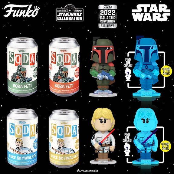 2022 Funko Pop Star Wars Celebration Exclusives Checklist, Shared List